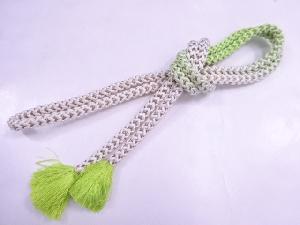 リサイクル　和装小物　帯締め　振袖用　金糸　正絹　手組　丸組